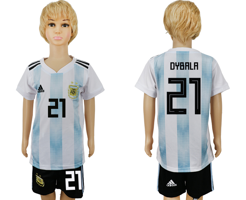 2018 maillot pour enfants ARGENTINA CHIRLDREN 21 DYBALA